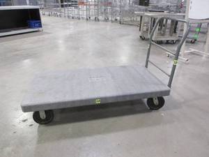 lot 605 image: AKRO MILS FLAT BED CART