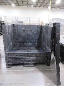 lot 633 image: U-LINE ORBIS, COLLAPSIBLE BULK SHIPPING CONTAINER