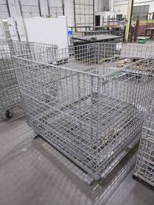 lot 640 image: U-LINE, COLLAPSIBLE WIRE CONTAINER