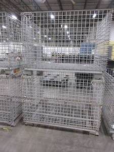 lot 641 image: U-LINE, COLLAPSIBLE, WIRE CONTAINERS