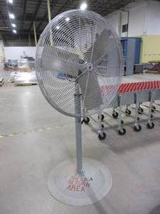 lot 654 image: AIRMASTER FREE STANDING PEDESTAL FAN