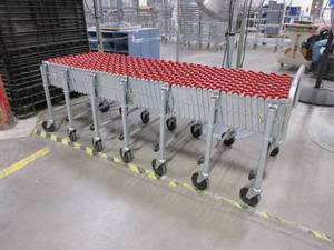 FLEXIBLE, ROLLING, EXPANDING, CONVEYOR UNIT