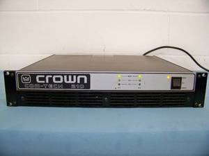 lot 74 image: Crown COM-TECH 210 Power Amp  Amplifier