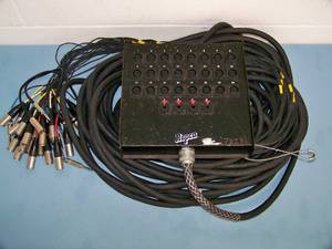 lot 78 image: Rapco XLR & 14 Pro Audio Connection Box  Snake