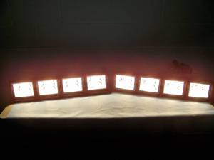 lot 80 image: (2) 4-Light Halogen Stage  Studio Lighting Bars