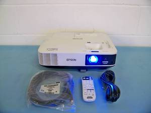 lot 15 image: Epson PowerLite 1980WU WUXGA 3LCD Projector with Remote Control and HDMI Cable