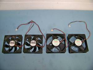 lot 88 image: (4) Cooling Fans (2 of 4) are San Ace 120, (2 of 4) are Protechnic