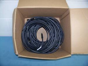 lot 99 image: (24.4 lbs. inc. box) HDMI Cables - Some Long, Various Lengths