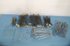 lot 95 image: Large Lot of Peg Board Hangers