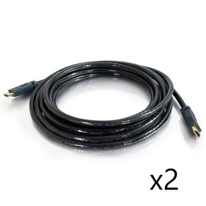 lot 111 image: (2) C2G 41192 35 Pro Series Plenum HDMI Cables - NEW IN BOX