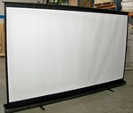 Elite Screens F150NWH ezCinema Portable Front Projection / Home Theater / Movie Floor Screen (73.6 x 130.7")