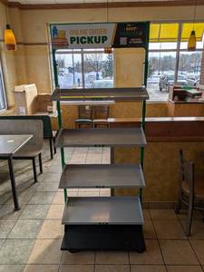 lot 36 image: COMMERCIAL ORDER PICKUP RACK