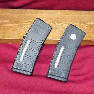 lot 51 image: 2-Magpull AR15 30Rd Window Magazines