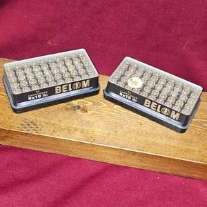 lot 64 image: Belom 9mm FMJ, 50 Rd Boxes