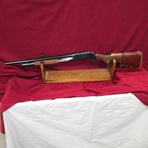 lot 17 image: Winchester 1897 Cowboy 12Ga Tuned for Competition, 95% Blueing, Walnut Custom Stock n Forend