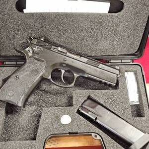 lot 43 image: CZ 75SP01 Tactical, Like New, In Box 9mm-19 Rd Mag, 1 Mag