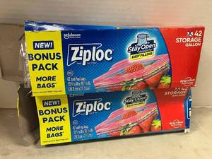 lot 141 image: Ziploc Gallon Bags
