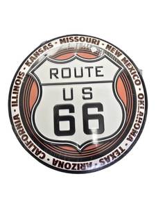 lot 7 image: Open Road  Metal Route 66 Button Sign