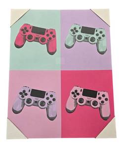 lot 13 image: POP ART  of  PlayStation 4 (PS4) Controllers