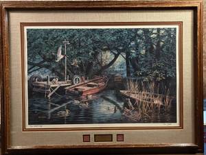 lot 2 image: Ken Zylla Framed Print Hazelglade Bay