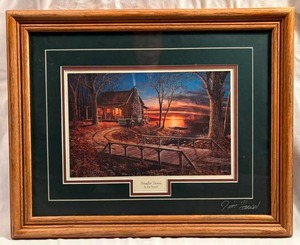 lot 10 image: Jim Hansel Framed Print Simpler Times