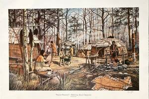 lot 18 image: Ken Zylla print Native Pioneers