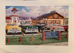 lot 22 image: Ken Zylla print Lap of Luxury