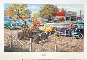 lot 24 image: Ken Zylla print Sold As Is