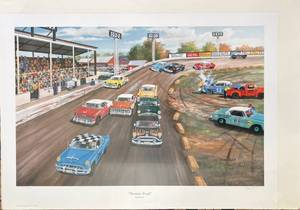 lot 25 image: Ken Zylla print Thunder Road
