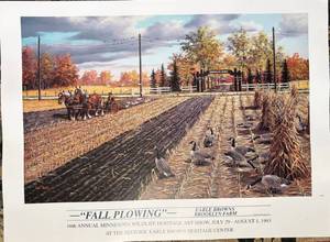 lot 33 image: Ken Zylla print Fall Plowing