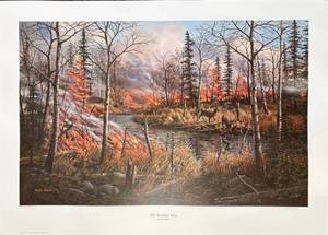 lot 35 image: Ken Zylla print The Hinckley Fire