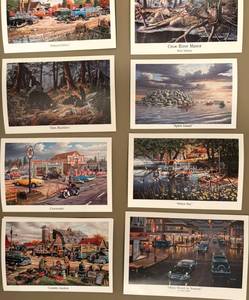 lot 40 image: Lot of 23 postcard sized Ken Zylla prints