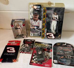 lot 68 image: NASCAR Collection of 6 Dale Earnhardt Racing Items