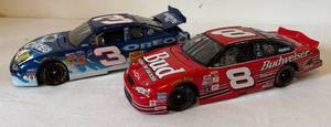 lot 75 image: NASCAR Two Dale Earnhardt Jr. die-cast Model Cars