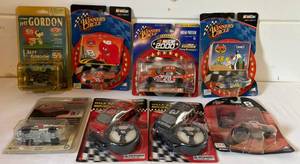 lot 86 image: NASCAR Collection of 8 NIB Model Race Cars