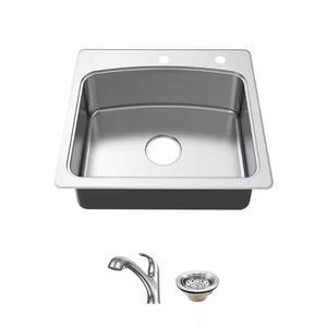lot 67 image: 25 in. Drop-In Sink with Pull-Out Faucet