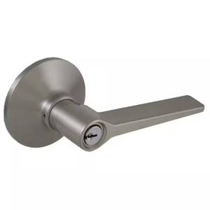 lot 71 image: Freedom Satin Nickel Keyed Entry Door Lever