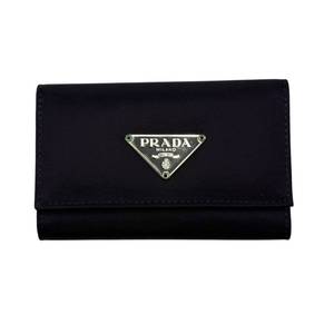 lot 42 image: Prada Saffiano Leather Key Holder  Pre-Owned Retail $450
