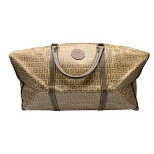 lot 17 image: Fendi Zucca Canvas Large Tote  Duffle Bag Pre-Owned Retail $1,400
