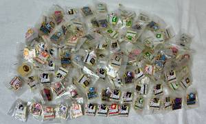 lot 87 image: Vintage US Olympic Festival 1990 Minnesota Rainbow Foods Lapel Pin Collection
