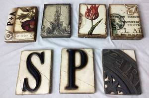lot 8 image: Sid Dickens Memory Tile Blocks - 7 Blocks