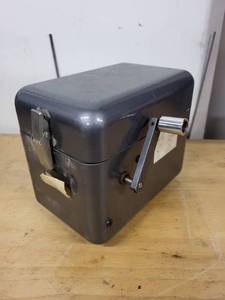 lot 11 image: Associated Research Meg-Chek Model 02120A Hand Crank Megohmmeter