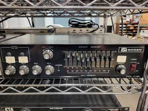 lot 29 image: Bogen CT-100B Acoustic Equalizer Audio Mixer