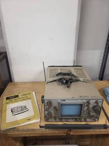 lot 43 image: BK Precision Model 1560 60MHz Dual Time Base Oscilloscope with Manual and Probes
