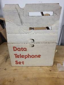 lot 52 image: Vintage Data Telephone Set in Original Box