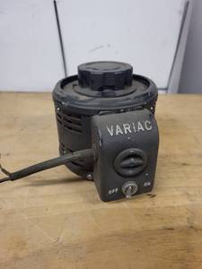 lot 84 image: Used Variac Variable Transformer with Dial Control