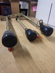 lot 85 image: Set of 3 L-SPKR-TEL SD96471-01 Vintage Industrial Intercom Speaker Microphones