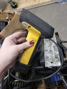 lot 94 image: Box of Mixed Electronics - Motorola Radios, Datalogic PowerScan Scanners, Control Panels
