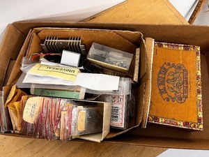 lot 112 image: Lot of Vintage Electronics Components, Kits, and Parts Assortment