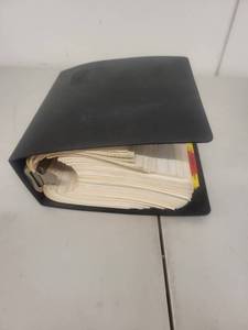 lot 4P image: Aviation Training Manual Binder with Indexed Sections